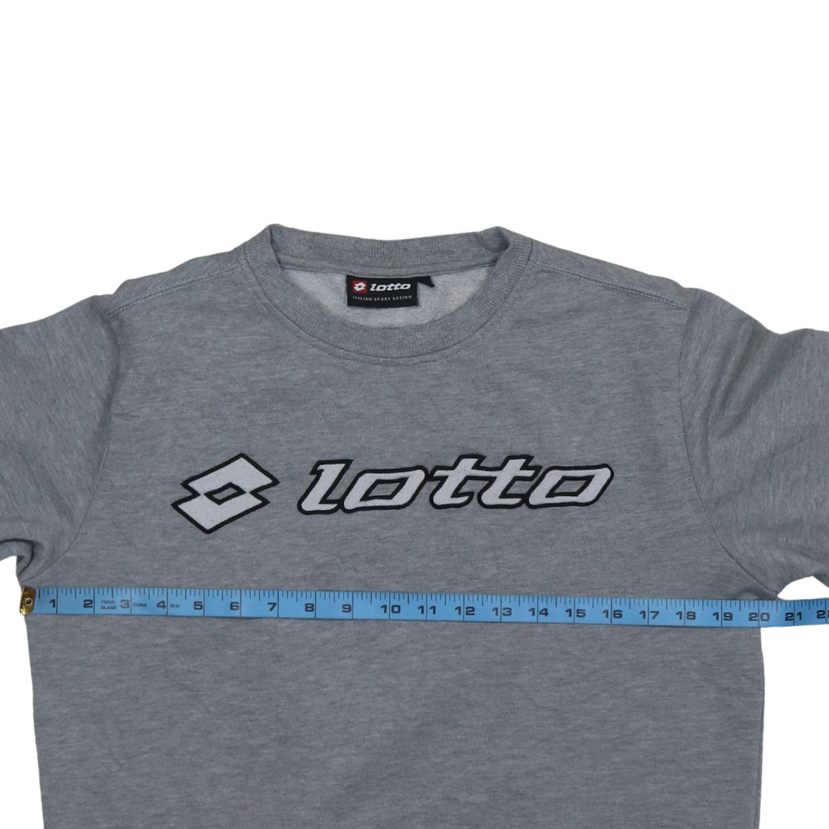 Mens UK Size M Lotto Grey Pullover Sweatshirt