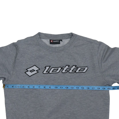 Mens UK Size M Lotto Grey Pullover Sweatshirt
