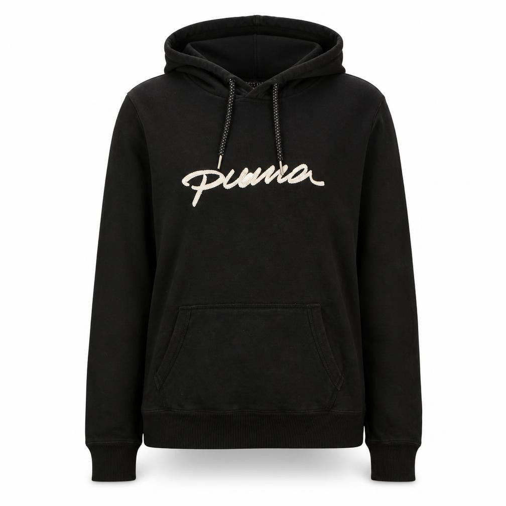 Womens UK Size 10 PUMA Black Pullover Hoodie