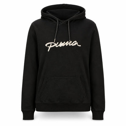 Womens UK Size 10 PUMA Black Pullover Hoodie