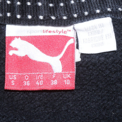 Womens UK Size 10 PUMA Black Pullover Hoodie