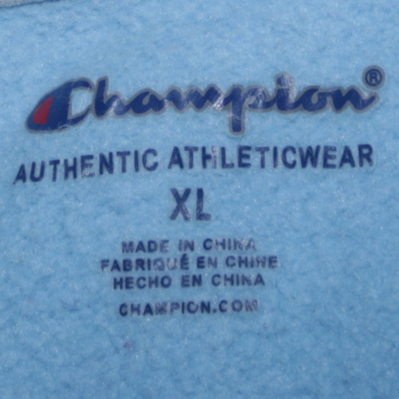 Womens UK Size XL Champion Blue Pullover Hoodie