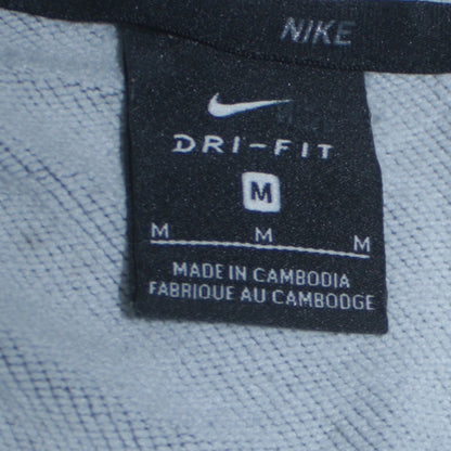 Mens UK Size M Nike Grey Full Zip Hoodie