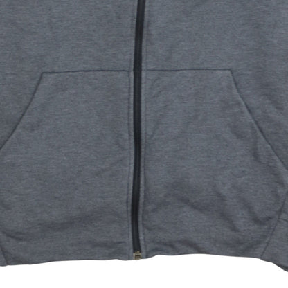 Mens UK Size M Nike Grey Full Zip Hoodie