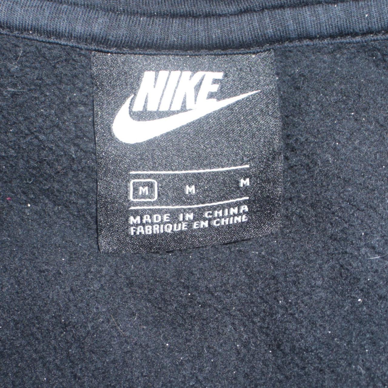 Womens UK Size M Nike Black Full Zip Hoodie