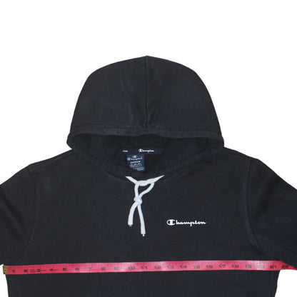 Mens UK Size M Champion Black Pullover Hoodie