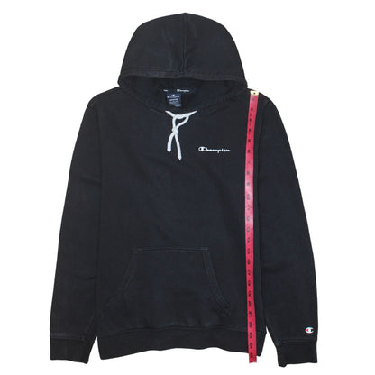 Mens UK Size M Champion Black Pullover Hoodie