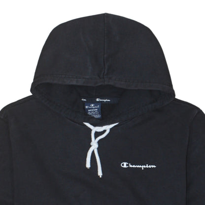 Mens UK Size M Champion Black Pullover Hoodie