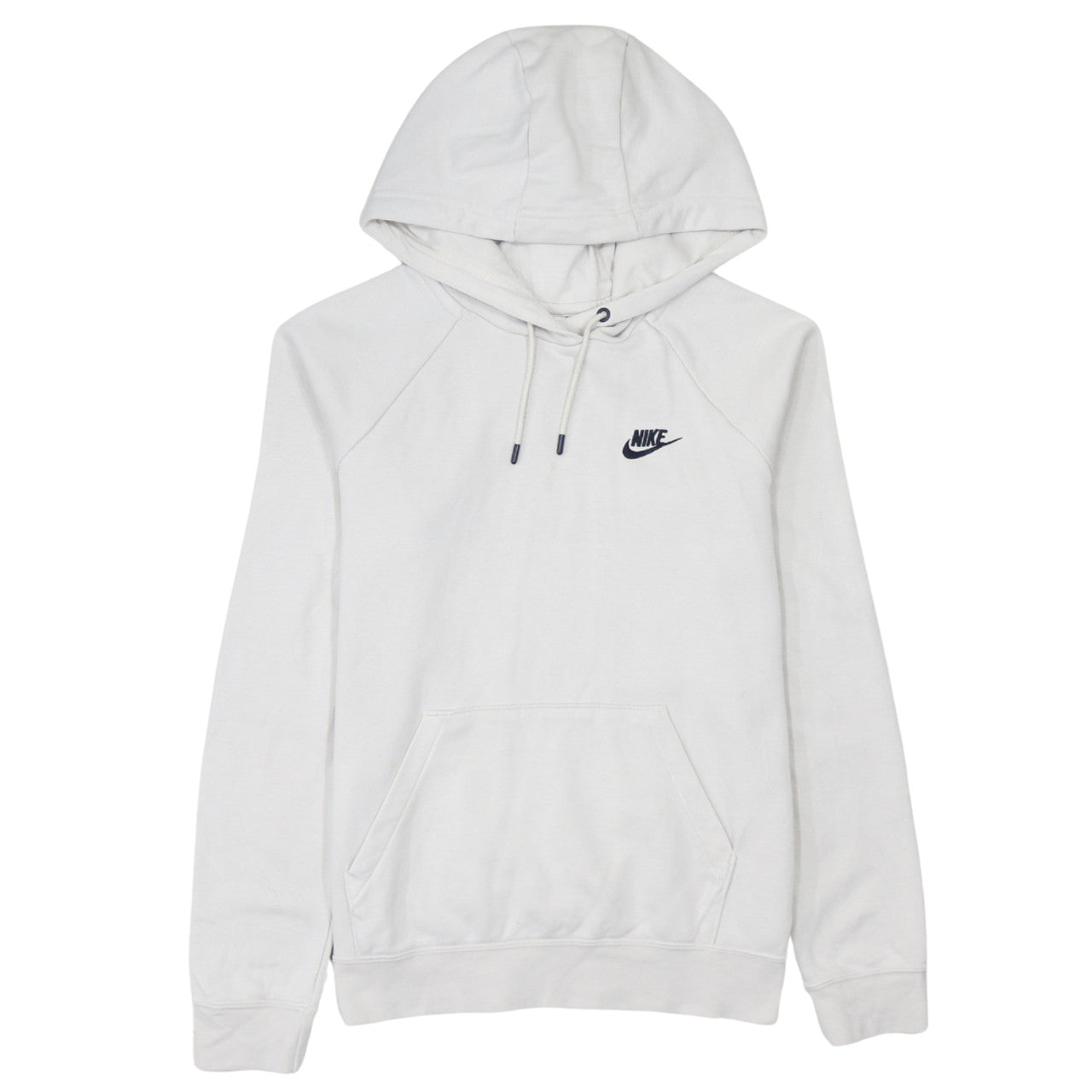 Mens UK Size S Nike White Pullover Hoodie