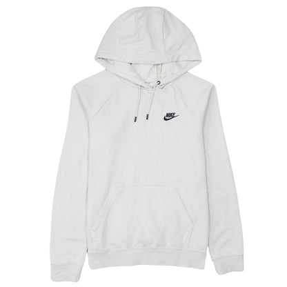 Mens UK Size S Nike White Pullover Hoodie