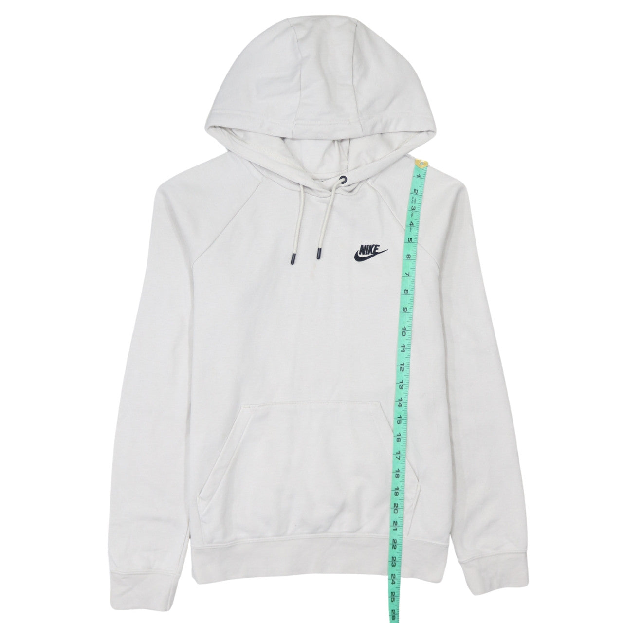 Mens UK Size S Nike White Pullover Hoodie
