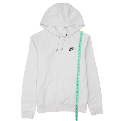 Mens UK Size S Nike White Pullover Hoodie