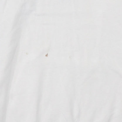 Mens UK Size S Nike White Pullover Hoodie