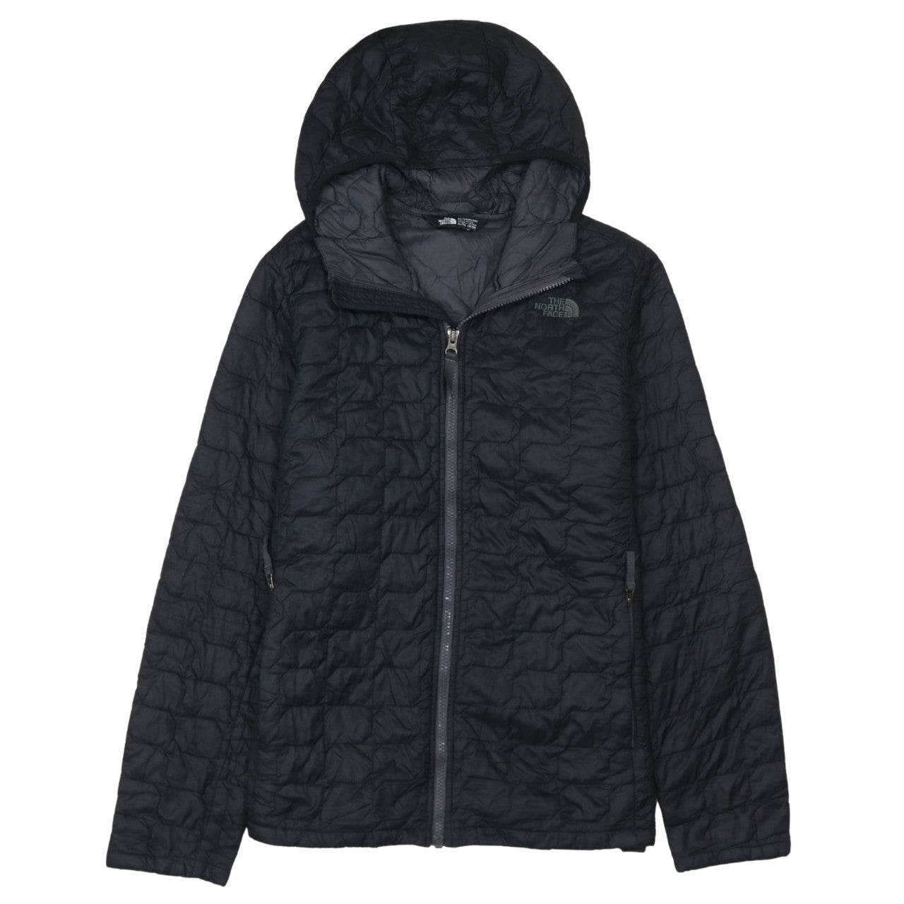 The North Face Boys Black Hooded Insulated Puffer Jacket XL 18-20 Years