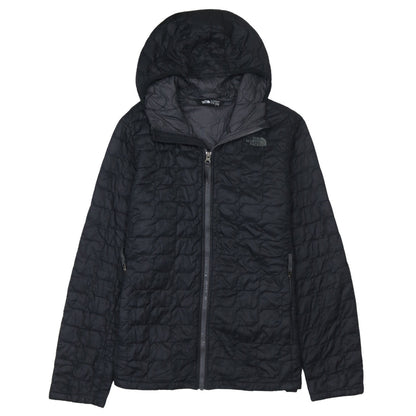 The North Face Boys Black Hooded Insulated Puffer Jacket XL 18-20 Years