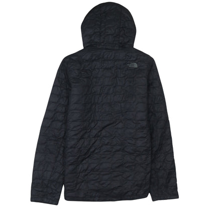 The North Face Boys Black Hooded Insulated Puffer Jacket XL 18-20 Years