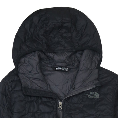 The North Face Boys Black Hooded Insulated Puffer Jacket XL 18-20 Years