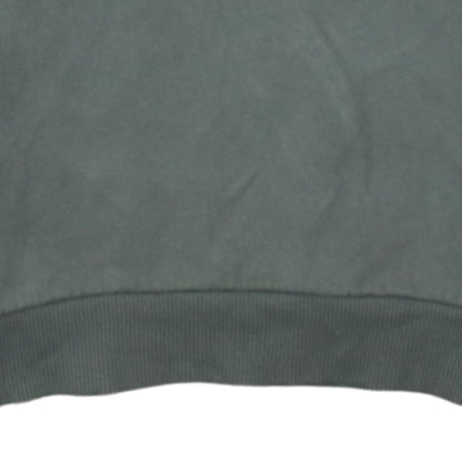 The North Face Boys Green Pullover Hoodie L Colourblock Logo Sweatshirt