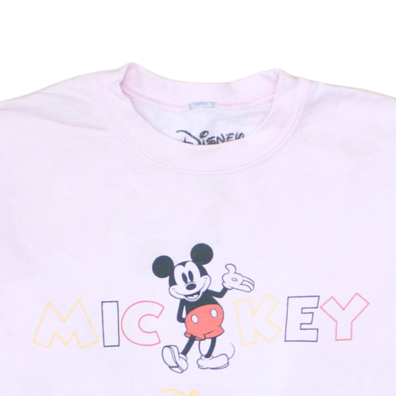Womens UK Size 8 Disney Pink Pullover Sweatshirt