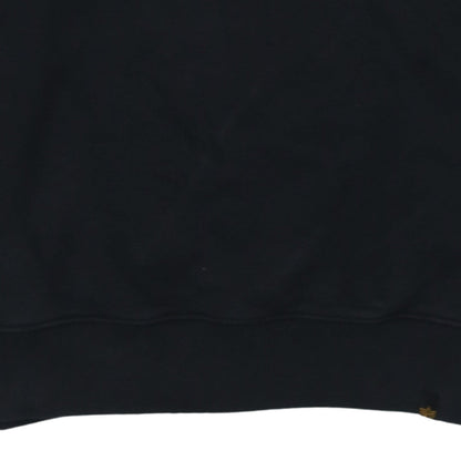 Mens UK Size M Alpha Industries Black Pullover Sweatshirt
