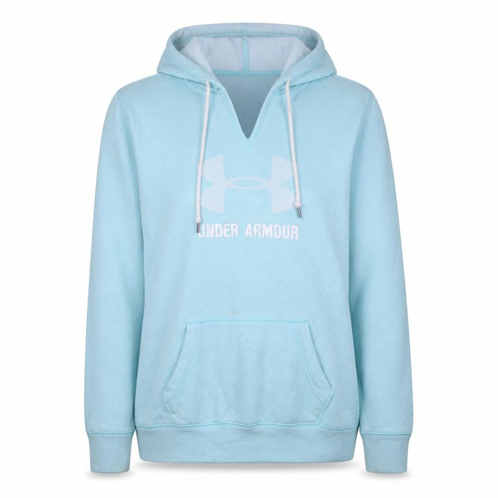 Womens UK Size L Under armour Blue Pullover Hoodie