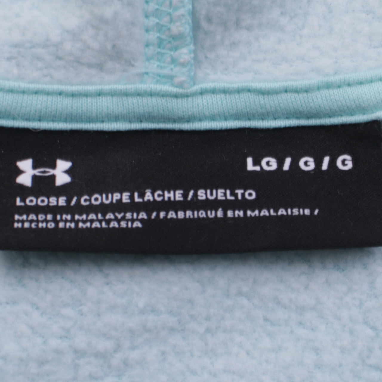 Womens UK Size L Under armour Blue Pullover Hoodie