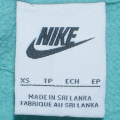 Womens UK Size XS Nike Blue Pullover Hoodie