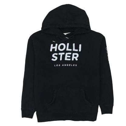 Mens UK Size L Hollister Black Pullover Hoodie