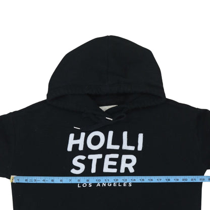 Mens UK Size L Hollister Black Pullover Hoodie