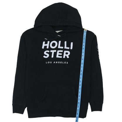 Mens UK Size L Hollister Black Pullover Hoodie