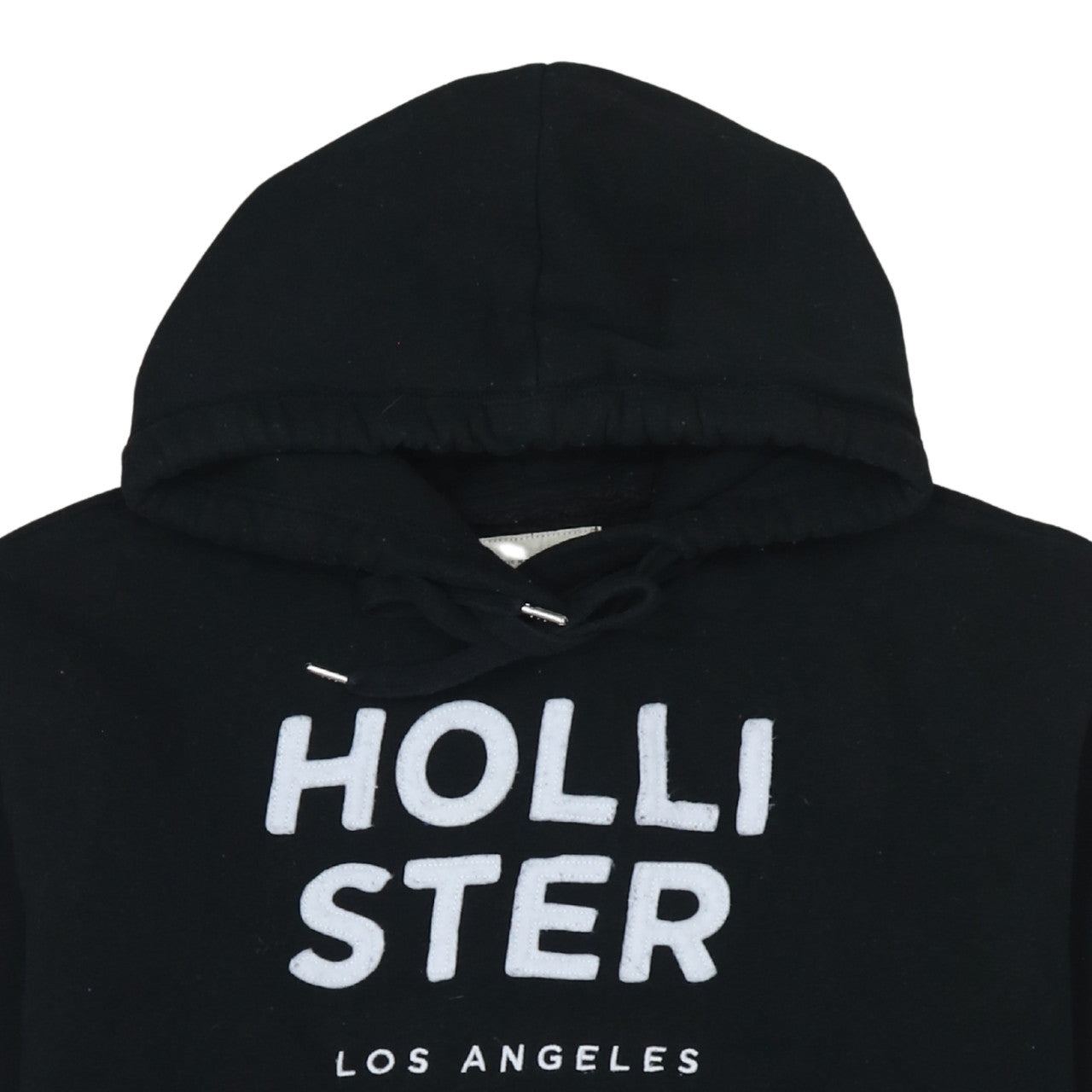 Mens UK Size L Hollister Black Pullover Hoodie