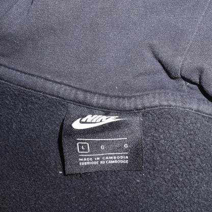 Mens UK Size L Nike Black Pullover Hoodie