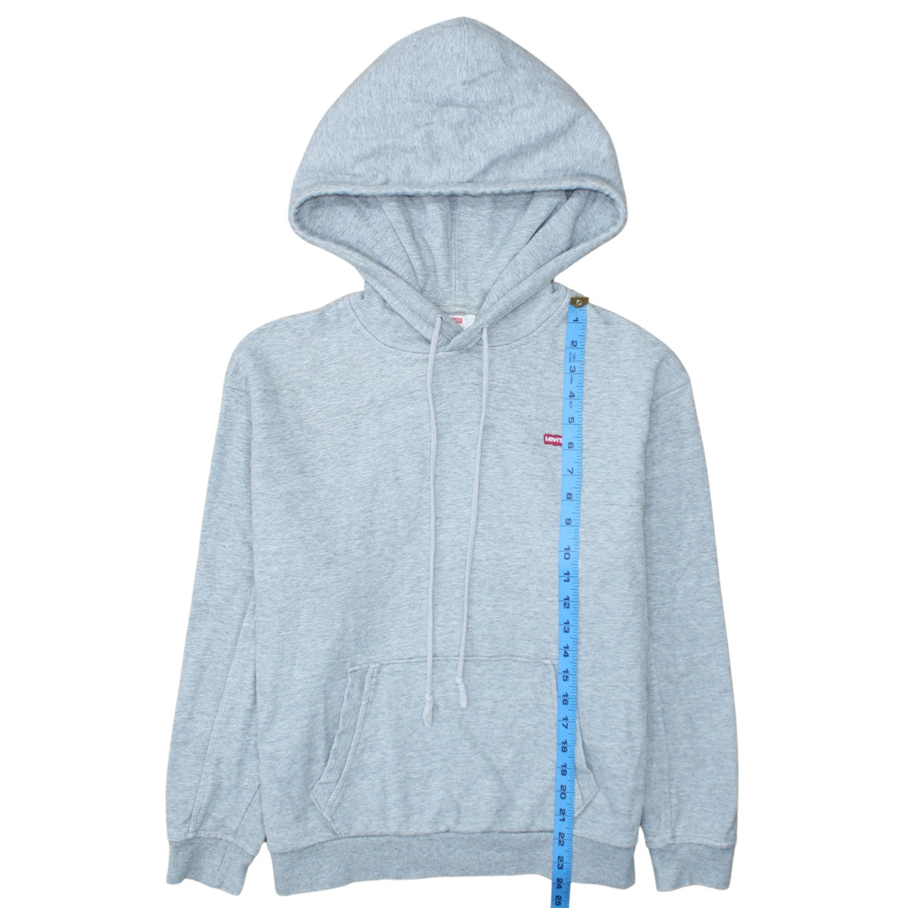 Mens UK Size XS Levi's Grey Pullover Hoodie