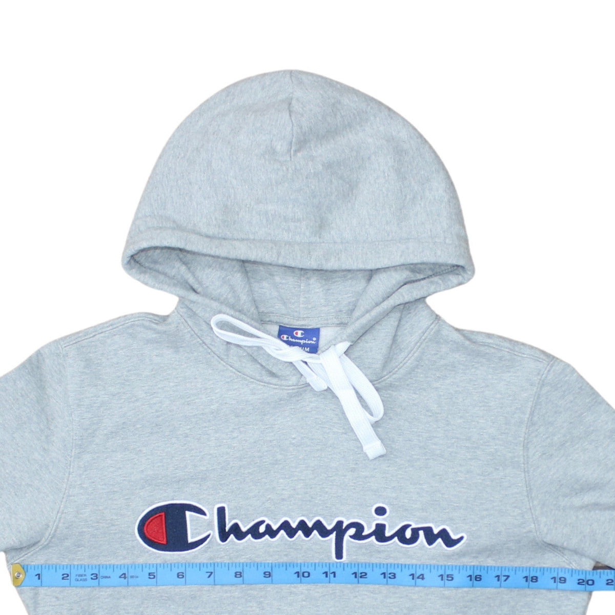 Mens UK Size M Champion Grey Pullover Hoodie