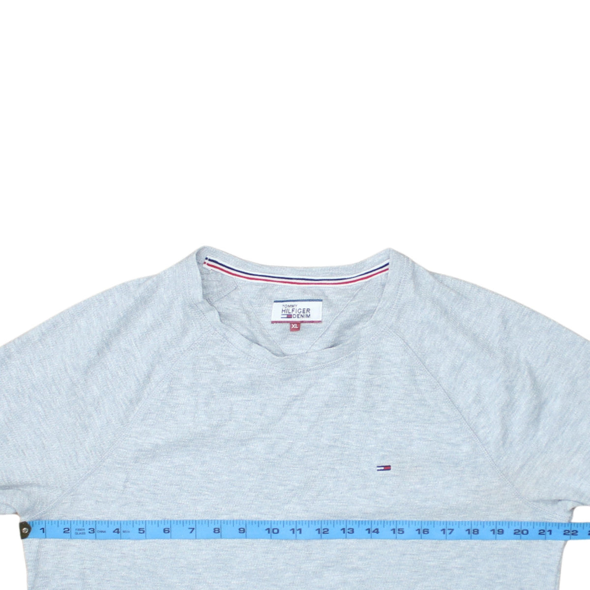 Tommy Hilfiger Men’s Grey XL Pullover Crew Neck Jumper