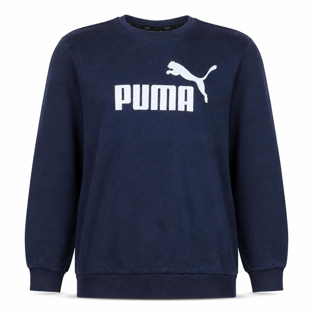 Mens UK Size M PUMA Blue Pullover Sweatshirt