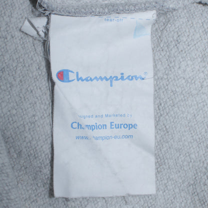 Mens UK Size 2XL Champion Grey 1/4 Zip Sweatshirt