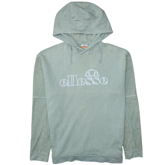 Womens UK Size 12 ellesse Green Pullover Hoodie