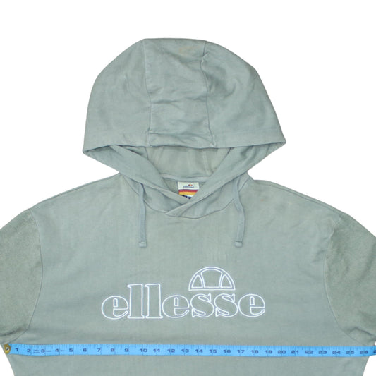 Womens UK Size 12 ellesse Green Pullover Hoodie