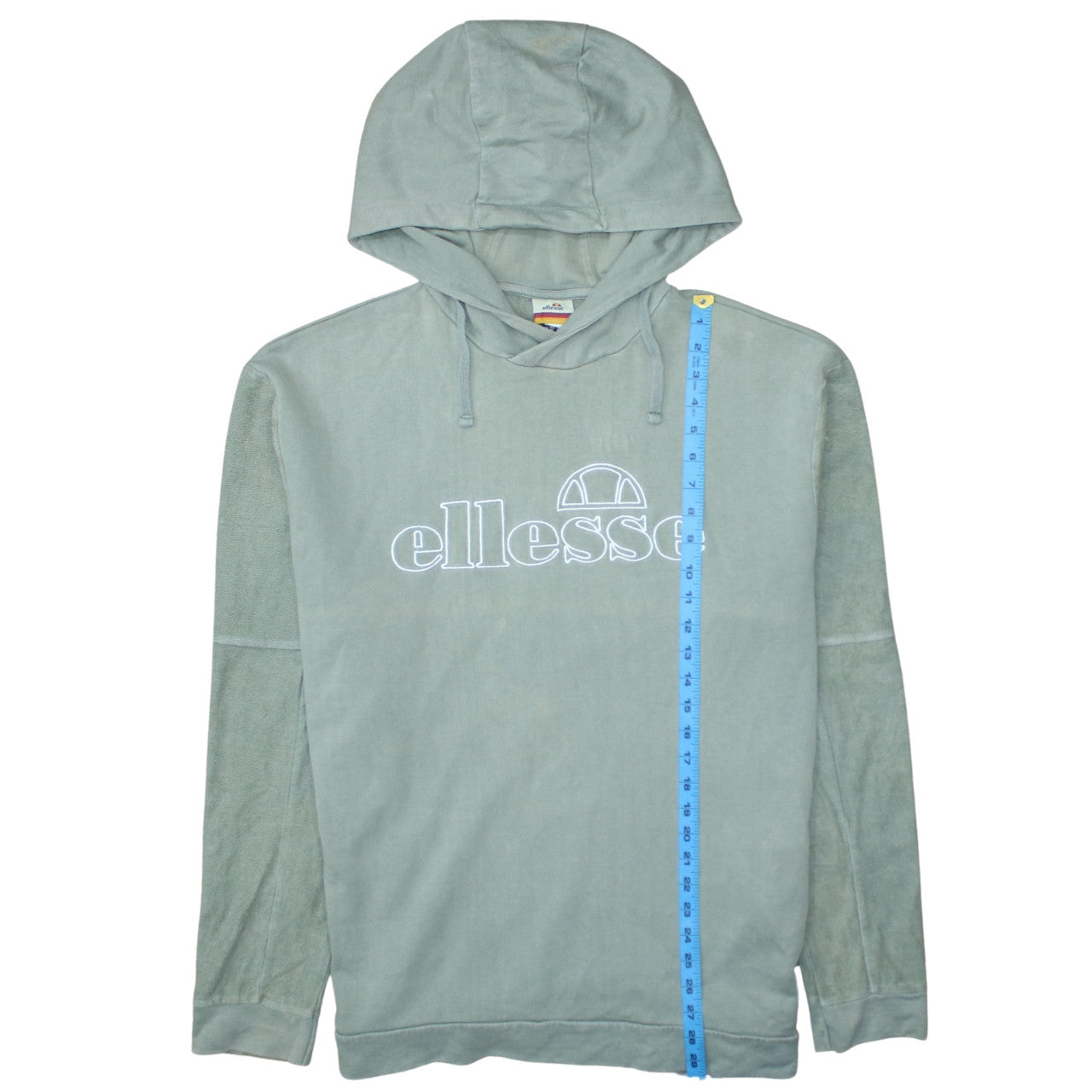 Womens UK Size 12 ellesse Green Pullover Hoodie