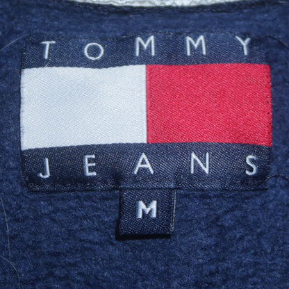 Mens UK Size M Tommy Jeans Blue Pullover Hoodie
