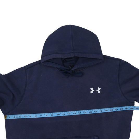 Mens UK Size L Under armour Blue Pullover Hoodie