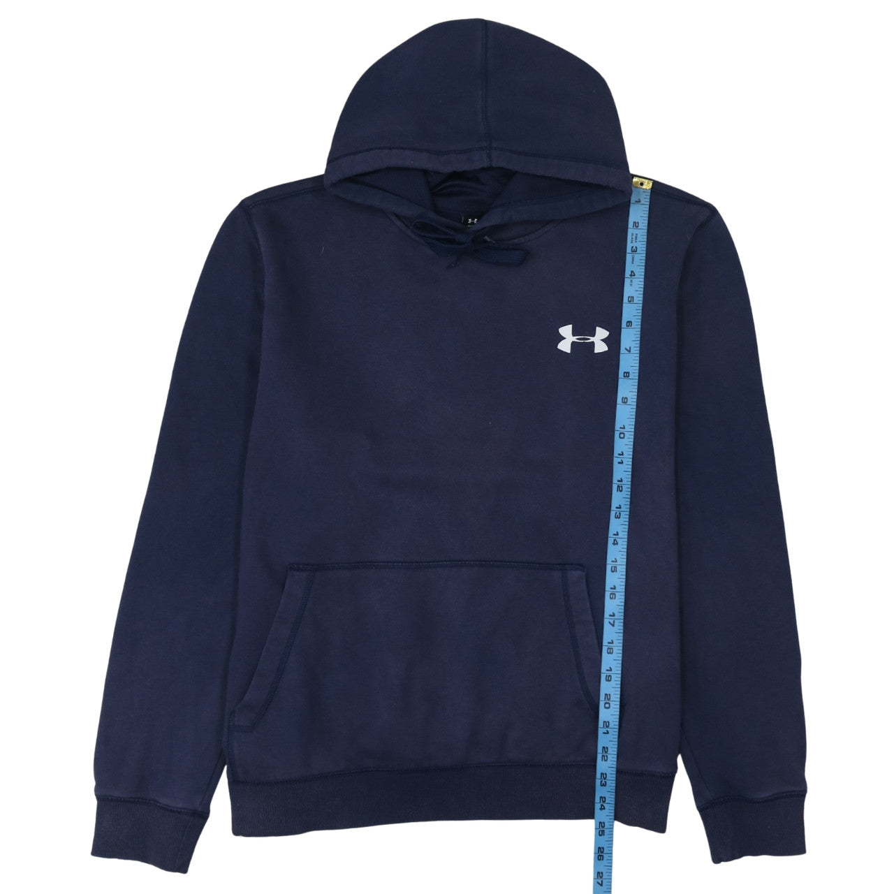 Mens UK Size L Under armour Blue Pullover Hoodie