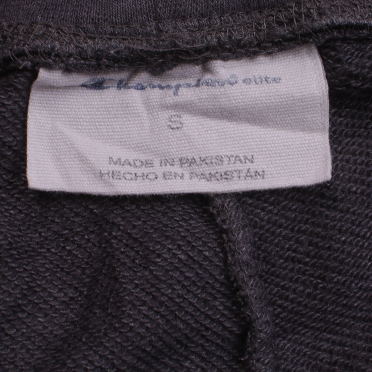 Mens UK Size S Champion Regular Fit Jogger Black Trousers