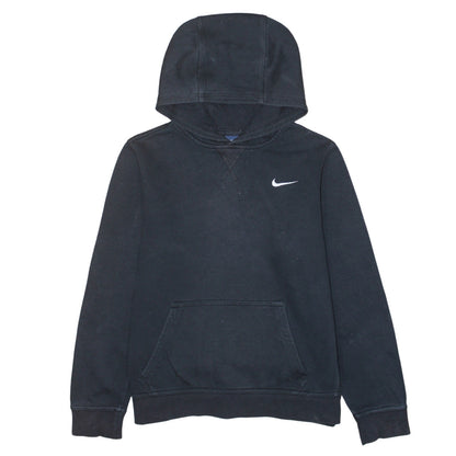 Nike Boys Black XL Pullover Fleece Hoodie Sweatshirt Logo Hooded Top