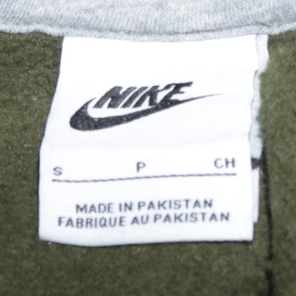 Mens UK Size S Nike Green Pullover Hoodie
