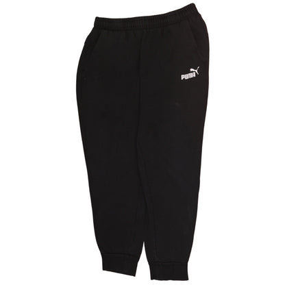 Mens UK Size L PUMA Regular Fit Jogger Black Trousers