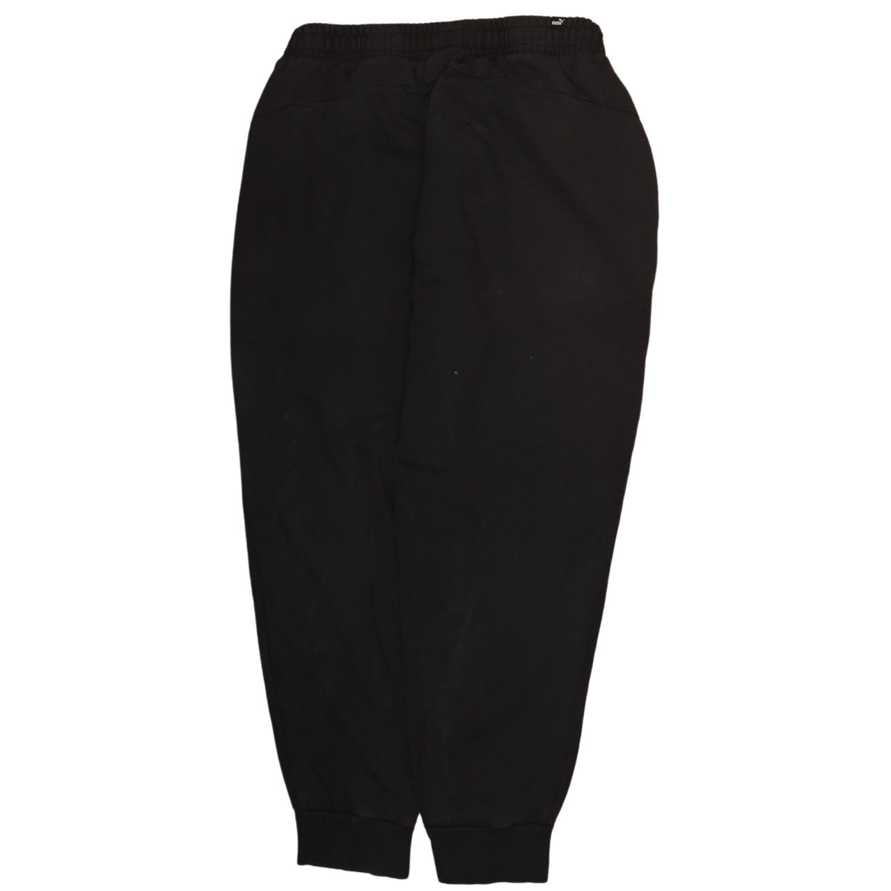Mens UK Size L PUMA Regular Fit Jogger Black Trousers