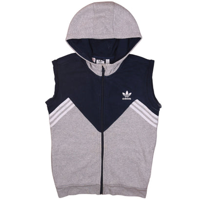 Boys UK Size 13-14 Years adidas Grey Full Zip Hoodie