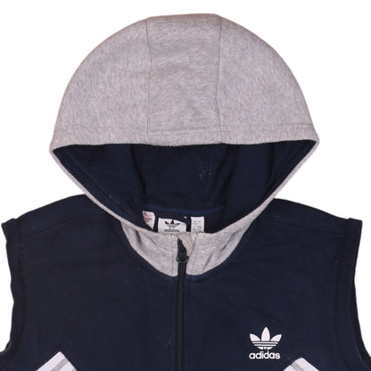Boys UK Size 13-14 Years adidas Grey Full Zip Hoodie